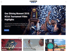 Tablet Screenshot of campussports.net